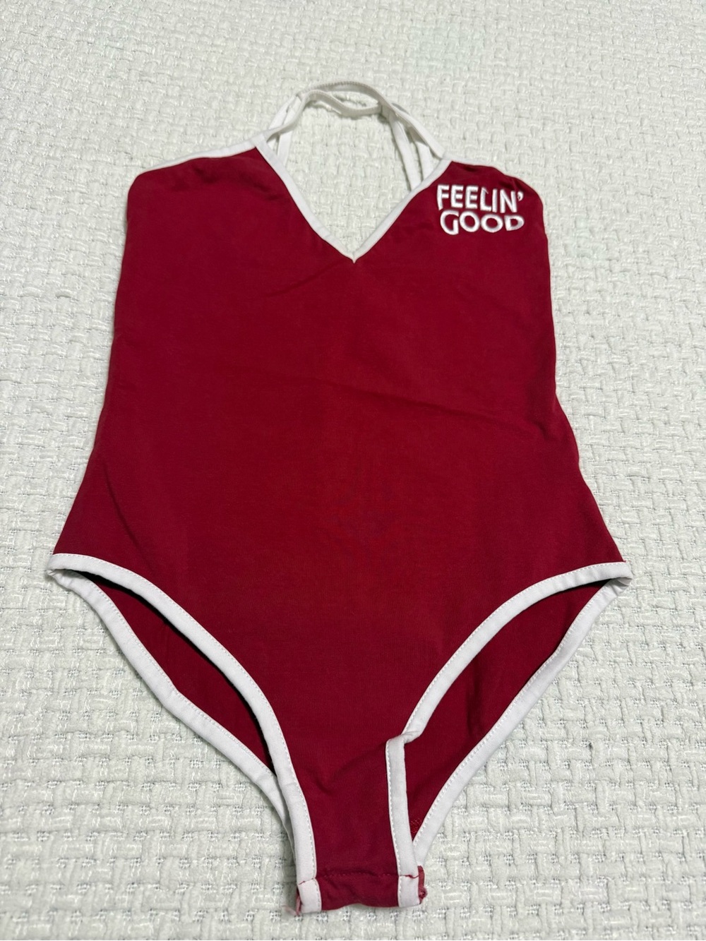 Camp Collection women’s Lollapalooza red bodysuit. Medium.